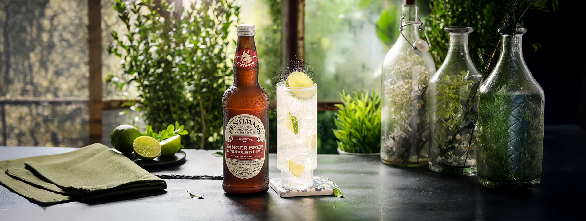 Ginger Beer & Muddled Lime  Fentimans