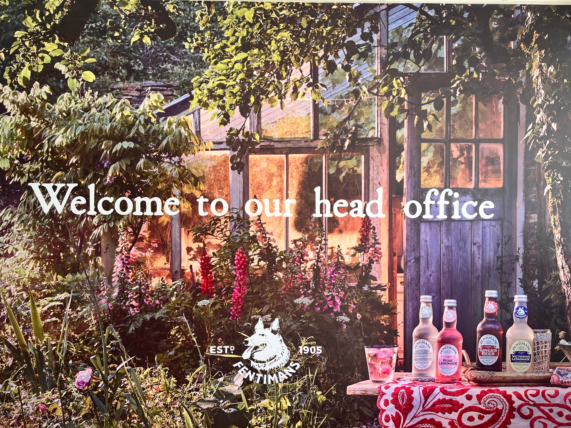 Reception area in Fentimans HQ